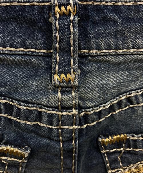 TRUE RELIGION（トゥルー レリジョン）TRUE RELIGION (トゥルー レリジョン) BOBBI LR BAGGY LUREXデニムパンツ インディゴ サイズ:73.5cm (W29) 未使用品の古着・服飾アイテム
