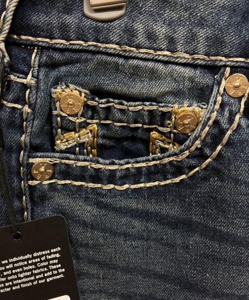TRUE RELIGION（トゥルー レリジョン）TRUE RELIGION (トゥルー レリジョン) BOBBI LR BAGGY LUREXデニムパンツ インディゴ サイズ:73.5cm (W29) 未使用品の古着・服飾アイテム