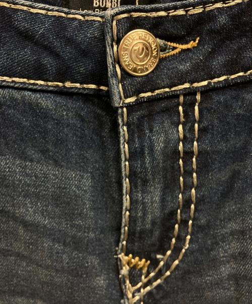 TRUE RELIGION（トゥルー レリジョン）TRUE RELIGION (トゥルー レリジョン) BOBBI LR BAGGY LUREXデニムパンツ インディゴ サイズ:73.5cm (W29) 未使用品の古着・服飾アイテム