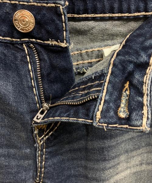 TRUE RELIGION（トゥルー レリジョン）TRUE RELIGION (トゥルー レリジョン) BOBBI LR BAGGY LUREXデニムパンツ インディゴ サイズ:73.5cm (W29) 未使用品の古着・服飾アイテム