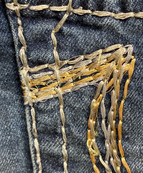 TRUE RELIGION（トゥルー レリジョン）TRUE RELIGION (トゥルー レリジョン) BOBBI LR BAGGY LUREXデニムパンツ インディゴ サイズ:73.5cm (W29) 未使用品の古着・服飾アイテム