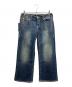 TRUE RELIGION（トゥルー レリジョン）の古着「BOBBI LR BAGGY LUREXデニムパンツ」｜インディゴ