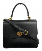 COACHコーチ）の古着「Parker Top Handleハンドバッグ/COACH」｜ブラック