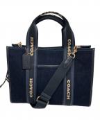COACHコーチ）の古着「Parker Top Handleハンドバッグ/COACH」｜ブラック