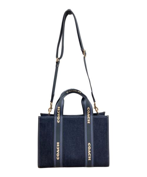 COACH（コーチ）COACH (コーチ) Parker Top Handleハンドバッグ/COACH ブラックの古着・服飾アイテム