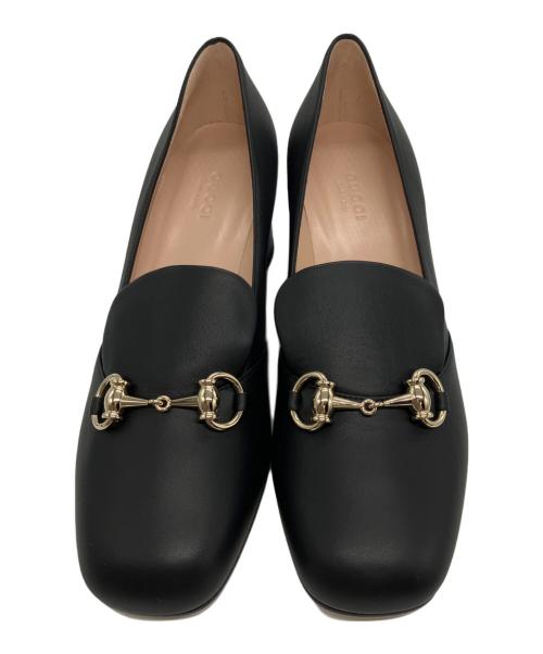 GUCCI（グッチ）GUCCI (グッチ) ヒールパンプス/	GUCCI ブラック サイズ:37の古着・服飾アイテム