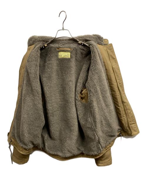 BUZZ RICKSON'S（バズリクソンズ）Buzz Rickson's (バズリクソンズ) N-1 デッキジャケット ベージュ サイズ:	LARGEの古着・服飾アイテム