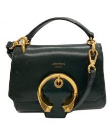 JIMMY CHOO（ジミーチュウ）の古着「ショルダーバッグ/JIMMY CHOO」｜ダークグリーン