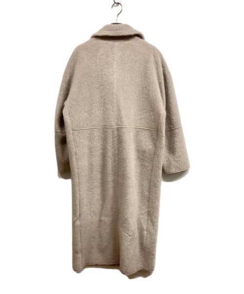 Ameri（アメリ）AMERI (アメリ) ブランケットライクフェイクムートンコート/AMERI ベージュ サイズ:Freeの古着・服飾アイテム