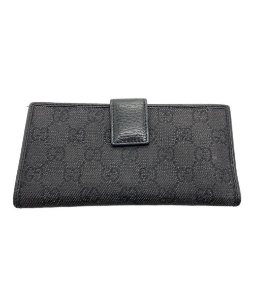 GUCCI（グッチ）GUCCI (グッチ) 長財布 ブラックの古着・服飾アイテム