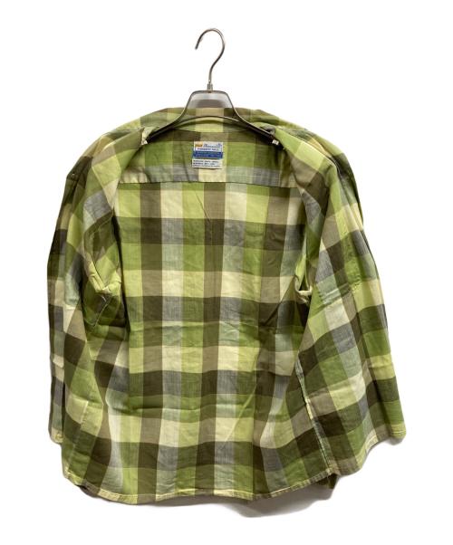GRANTS MENSWEAR（グランツ メンズウェア）GRANTS MENSWEAR (グランツ メンズウェア) オープンカラーシャツ グリーン サイズ:Mの古着・服飾アイテム