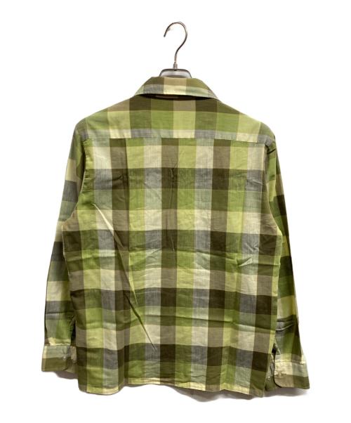 GRANTS MENSWEAR（グランツ メンズウェア）GRANTS MENSWEAR (グランツ メンズウェア) オープンカラーシャツ グリーン サイズ:Mの古着・服飾アイテム