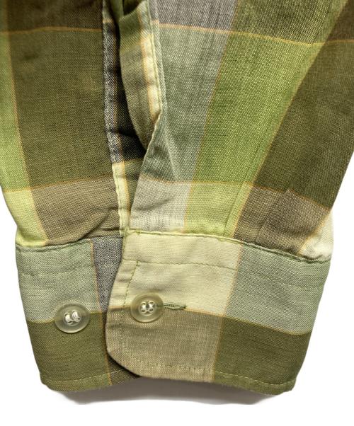GRANTS MENSWEAR（グランツ メンズウェア）GRANTS MENSWEAR (グランツ メンズウェア) オープンカラーシャツ グリーン サイズ:Mの古着・服飾アイテム