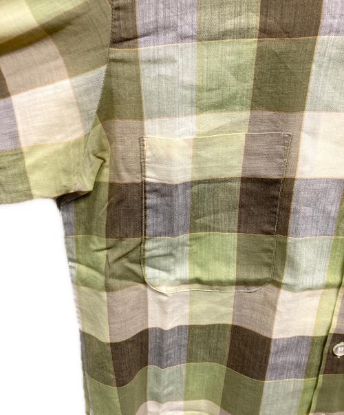 GRANTS MENSWEAR（グランツ メンズウェア）GRANTS MENSWEAR (グランツ メンズウェア) オープンカラーシャツ グリーン サイズ:Mの古着・服飾アイテム