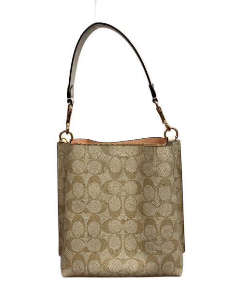 COACH（コーチ）COACH (コーチ) 2WAYショルダーバッグ /モリー バケットバッグ 22/COACH ベージュの古着・服飾アイテム