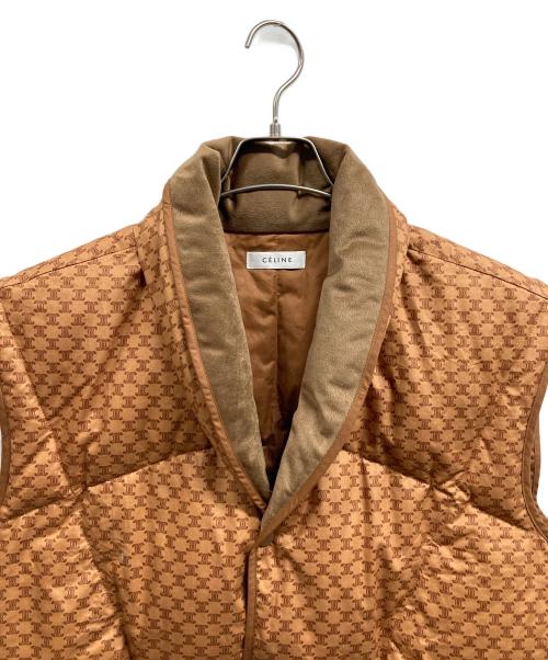 CELINE（セリーヌ）CELINE (セリーヌ) ダウンベスト/CELINE ブラウン サイズ:不明の古着・服飾アイテム