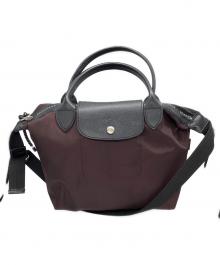 LONGCHAMP（ロンシャン）の古着「2WAYバッグ/LONGCHAMP」｜レッド