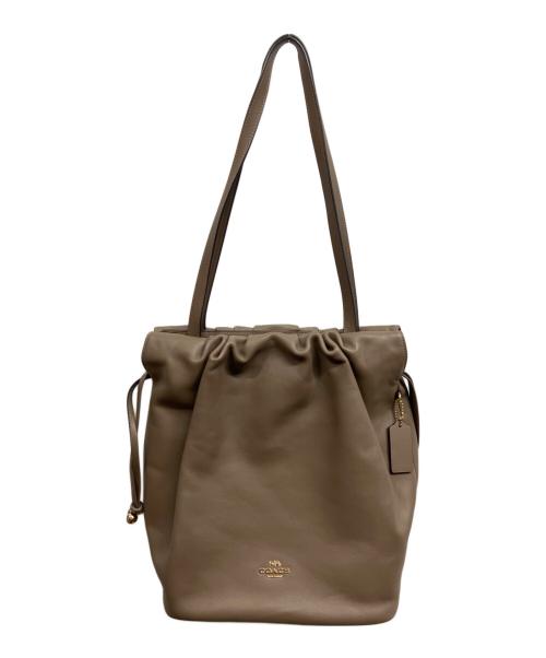 COACH（コーチ）COACH (コーチ) フェイ ドローストリング トートバッグ/	COACH ブラウンの古着・服飾アイテム