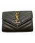 Yves Saint Laurent（イヴサンローラン）の古着「3つ折り財布」｜カーキ
