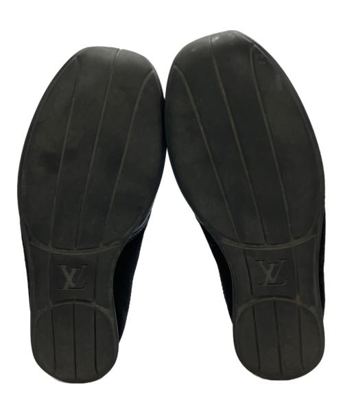 LOUIS VUITTON（ルイ ヴィトン）LOUIS VUITTON (ルイ ヴィトン) ダミエグラフィット キャンバスレザー切り替えレースアップローカットスニーカー/LOUIS VUITTON ブラック サイズ:size8の古着・服飾アイテム
