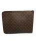 LOUIS VUITTON (ルイ ヴィトン) クラッチバッグ/	LOUIS VUITTON ブラウン：25000円