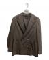 green label relaxing（グリーンレーベルリラクシング）の古着「TW サージ ダブルブレスト PKD ブレザー ジャケット/green label relaxing」｜ブラウン