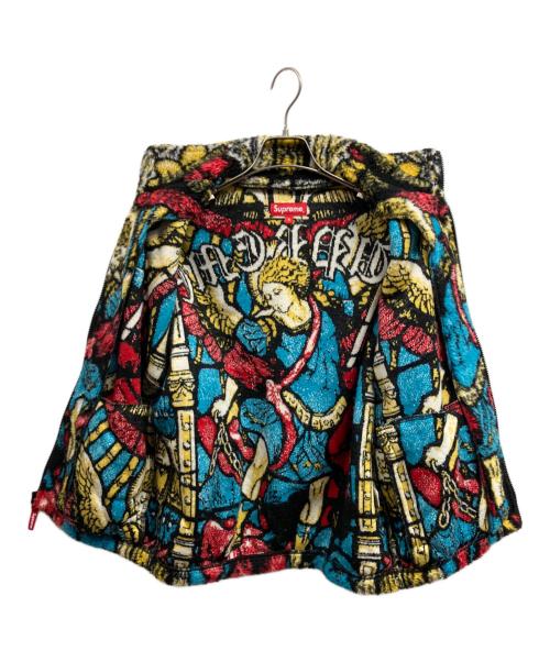 SUPREME（シュプリーム）Supreme (シュプリーム) セントミカエル フリースジャケット ブラック・ブルー サイズ:Sの古着・服飾アイテム