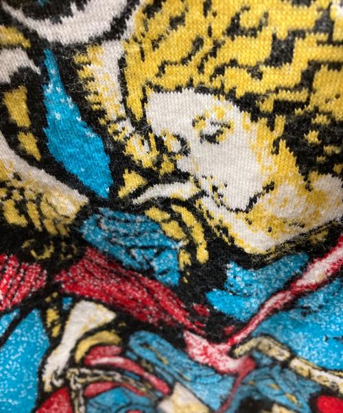 SUPREME（シュプリーム）Supreme (シュプリーム) セントミカエル フリースジャケット ブラック・ブルー サイズ:Sの古着・服飾アイテム