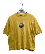 stussyステューシー）の古着「オールドプリントTシャツ/stussy」｜イエロー