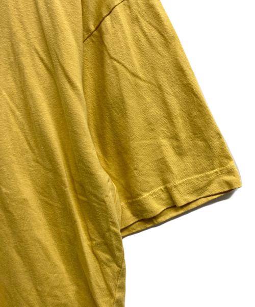 stussy（ステューシー）stussy (ステューシー) オールドプリントTシャツ/stussy イエロー サイズ:Lの古着・服飾アイテム