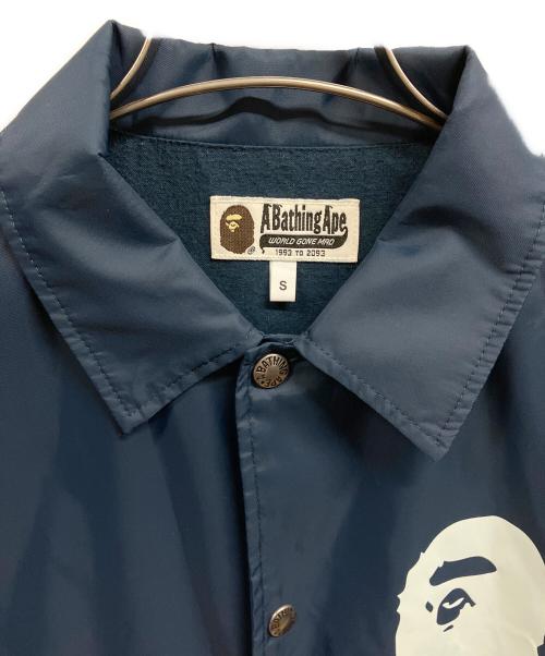 A BATHING APE（アベイシングエイプ）A BATHING APE (アベイシングエイプ) コーチジャケット ネイビー サイズ:Sの古着・服飾アイテム