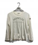 MONCLERモンクレール）の古着「ロングスリーブカットソー/MONCLER」｜ホワイト