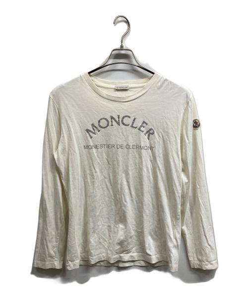 MONCLER（モンクレール）MONCLER (モンクレール) ロングスリーブカットソー/MONCLER ホワイト サイズ:Sの古着・服飾アイテム