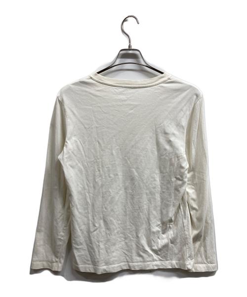 MONCLER（モンクレール）MONCLER (モンクレール) ロングスリーブカットソー/MONCLER ホワイト サイズ:Sの古着・服飾アイテム