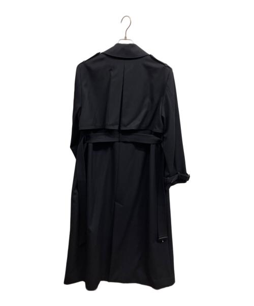 anuans（アニュアンス）anuans (アニュアンス) ウールギャバジントレンチコート ネイビー サイズ:Sの古着・服飾アイテム
