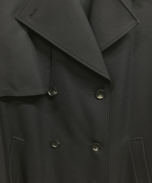 anuans（アニュアンス）anuans (アニュアンス) ウールギャバジントレンチコート ネイビー サイズ:Sの古着・服飾アイテム