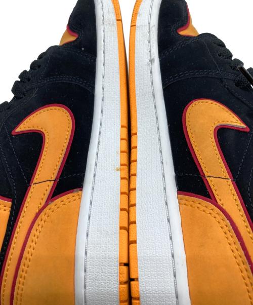 NIKE（ナイキ）NIKE (ナイキ) ハイカットスニーカー/Air Jordan 1 Mid SE/NIKE オレンジ×ブラック サイズ:26の古着・服飾アイテム