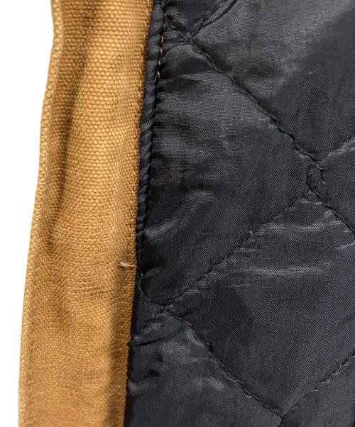 CarHartt（カーハート）CarHartt (カーハート) フード付きダックベスト ブラウン サイズ:Sの古着・服飾アイテム