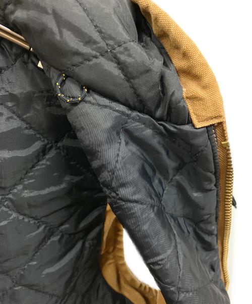 CarHartt（カーハート）CarHartt (カーハート) フード付きダックベスト ブラウン サイズ:Sの古着・服飾アイテム