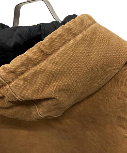 CarHartt（カーハート）CarHartt (カーハート) フード付きダックベスト ブラウン サイズ:Sの古着・服飾アイテム