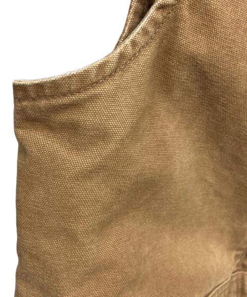 CarHartt（カーハート）CarHartt (カーハート) フード付きダックベスト ブラウン サイズ:Sの古着・服飾アイテム