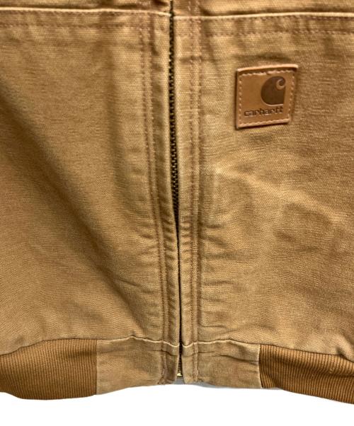 CarHartt（カーハート）CarHartt (カーハート) フード付きダックベスト ブラウン サイズ:Sの古着・服飾アイテム