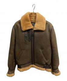 SCHOTT BROS.（ショットブロス）の古着「B-3フライトムートンジャケット」｜ブラウン