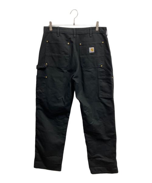 CarHartt（カーハート）CarHartt (カーハート) DOUBLE FRONT DUNGAREE WORK PANTS ブラック サイズ:34×32の古着・服飾アイテム