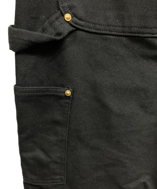 CarHartt（カーハート）CarHartt (カーハート) DOUBLE FRONT DUNGAREE WORK PANTS ブラック サイズ:34×32の古着・服飾アイテム