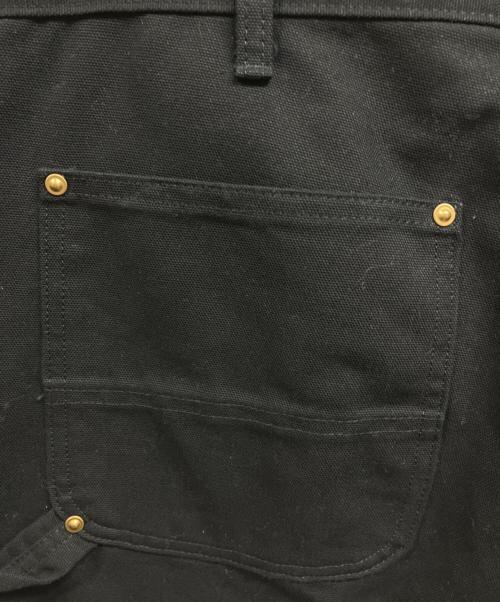 CarHartt（カーハート）CarHartt (カーハート) DOUBLE FRONT DUNGAREE WORK PANTS ブラック サイズ:34×32の古着・服飾アイテム