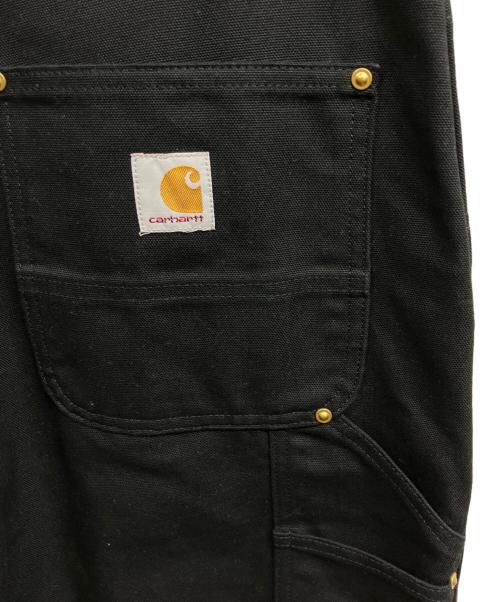 CarHartt（カーハート）CarHartt (カーハート) DOUBLE FRONT DUNGAREE WORK PANTS ブラック サイズ:34×32の古着・服飾アイテム