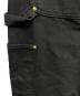 中古・古着 CarHartt (カーハート) DOUBLE FRONT DUNGAREE WORK PANTS ブラック サイズ:34×32：15000円