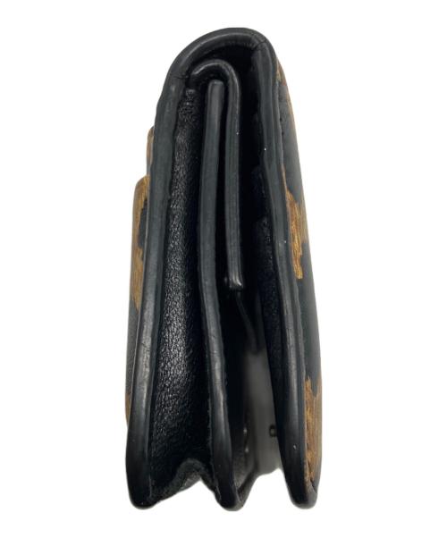 BALENCIAGA（バレンシアガ）BALENCIAGA (バレンシアガ) 3つ折り財布 ブラウン・ブラックの古着・服飾アイテム