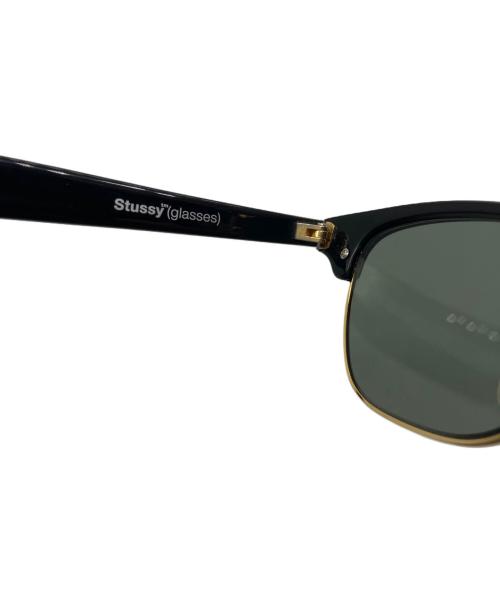 stussy（ステューシー）stussy (ステューシー) JIMMYサングラス ブラックの古着・服飾アイテム